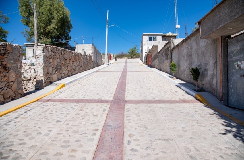  Entregan obras de urbanización en las comunidades de El Marqués