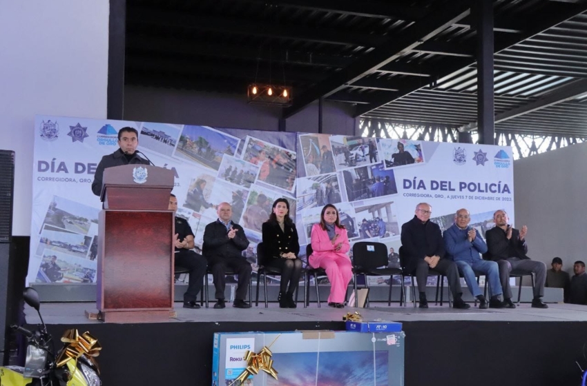  Municipio de Corregidora celebra a elementos de la SSPMC el “Día del Policía”