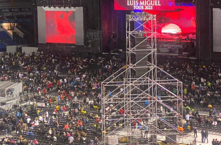  No se tienen previstas sanciones por suspensión de concierto de Luis Miguel