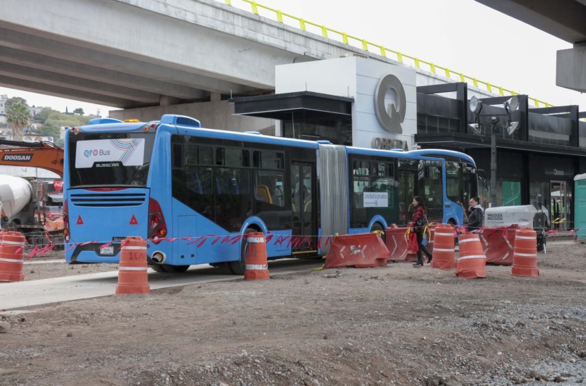  Realiza AMEQ pruebas sobre carril confinado de Paseo 5 de Febrero