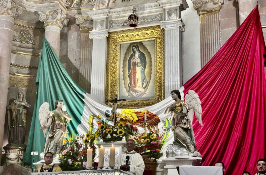  Obispo de Querétaro pide a la Virgen de Guadalupe paz para los mexicanos