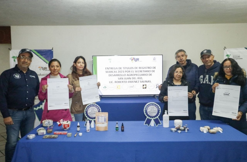  Productores sanjuanenses obtienen título de registro de marca
