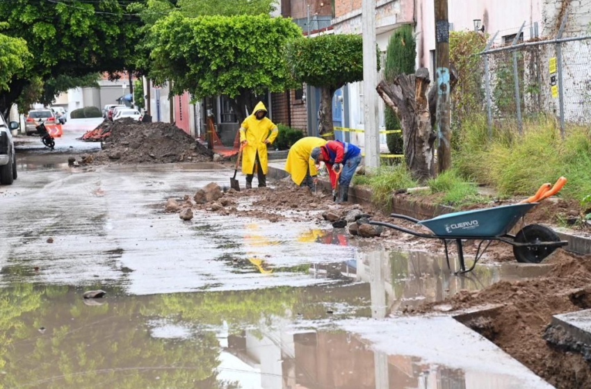  Autoridades atienden infraestructura de tres colonias de la capital