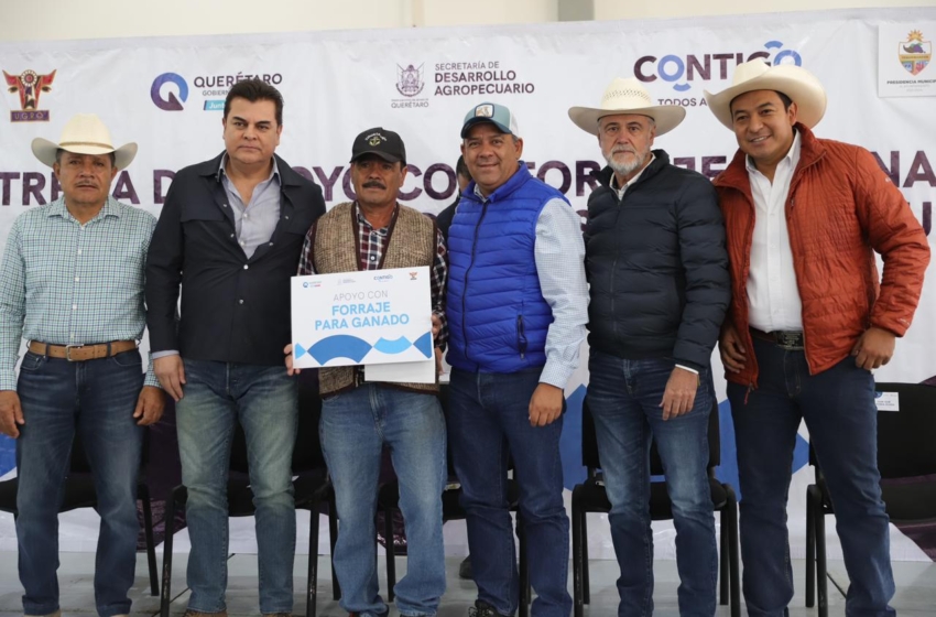 SEDEA entrega apoyos a ganaderos de Tequisquiapan