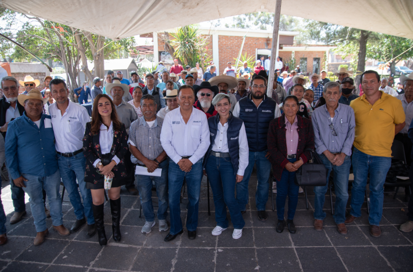  Más de 2 mdp en apoyos para productores agropecuarios de El Marqués