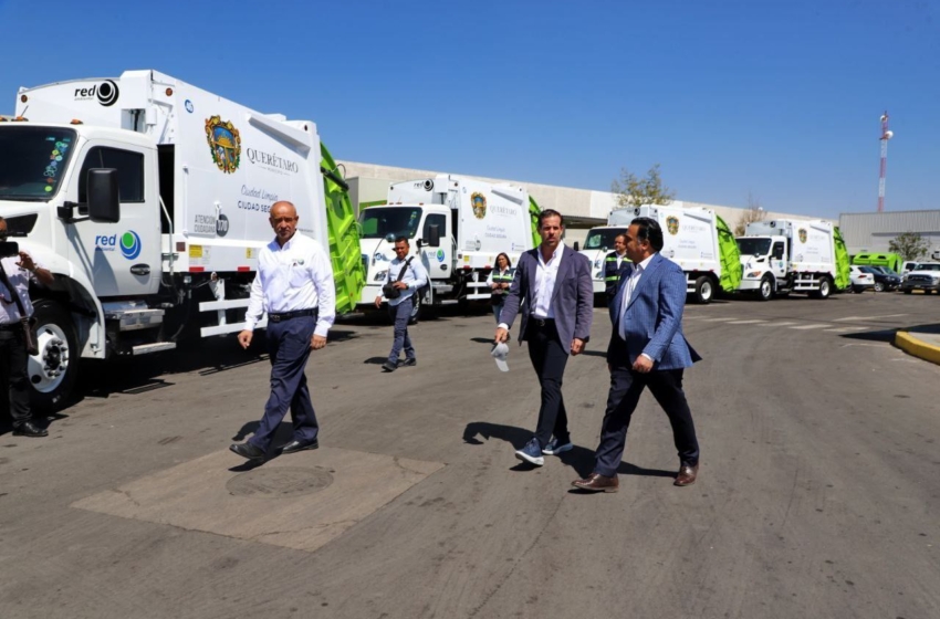  Llegan 49 nuevas unidades de recolección de residuos domiciliarios al municipio de Querétaro 