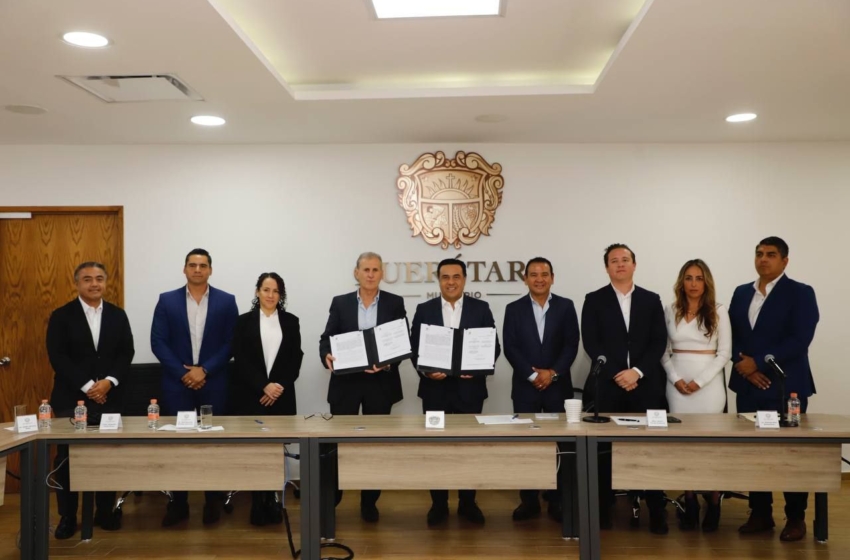  Firma UNAM Juriquilla convenio de capacitación para jóvenes del municipio de Querétaro