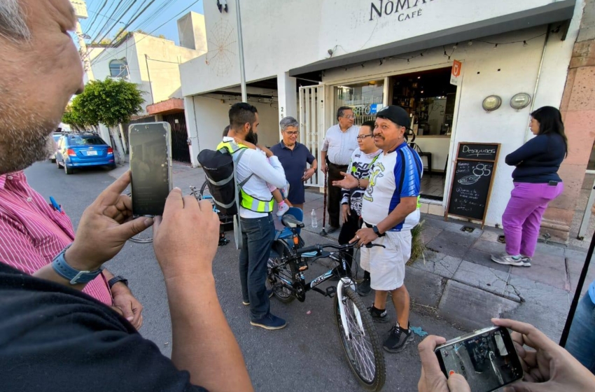  “No juzguemos, ayudemos”; donan equipo de seguridad y bici nueva a padre ciclista