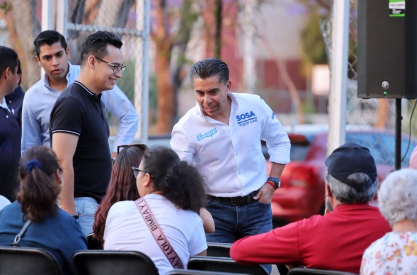  Se reunió Roberto Sosa con vecinos del fraccionamiento Panorámico