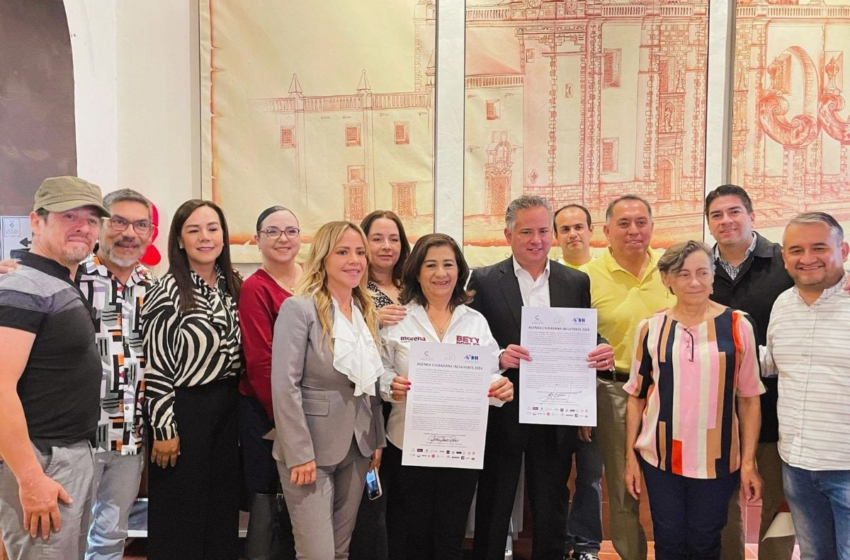 Beatriz Robles y Santiago Nieto se comprometen con Agenda Ciudadana Incluyente 2024