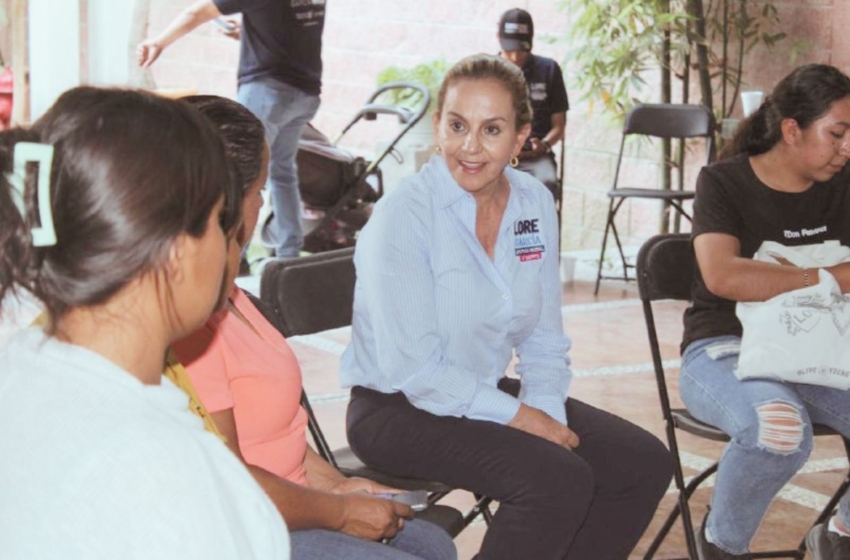  Promoverá Lorena García apoyos sociales y económicos para el fortalecimiento de las familias