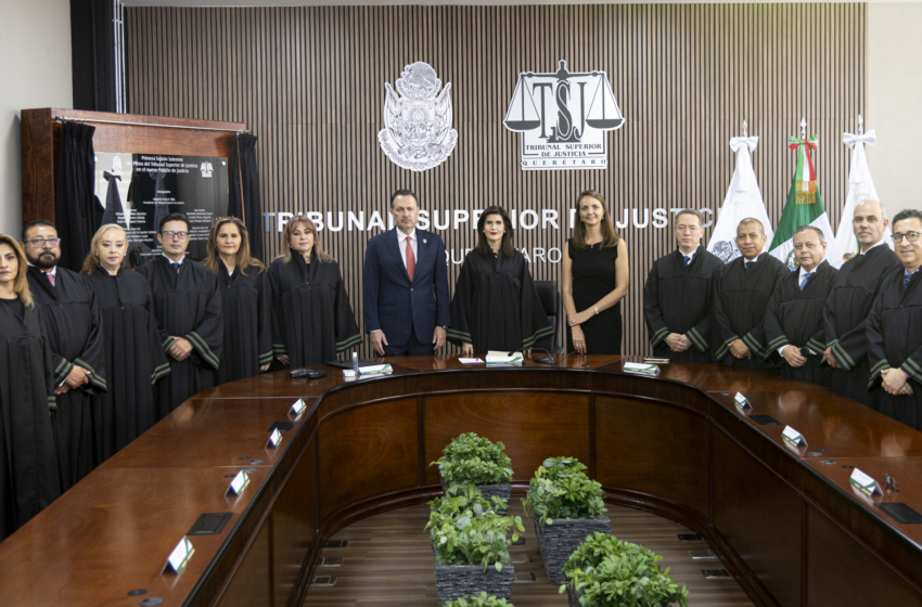  Celebra TSJ primera sesión solemne de Pleno en el nuevo Palacio de Justicia
