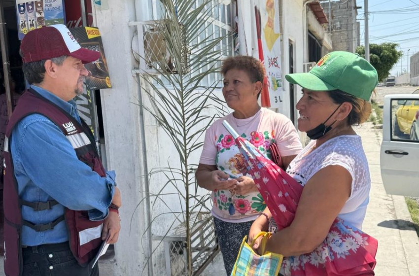  La colonia Revolución recibió la visita de Luis Humberto Fernández