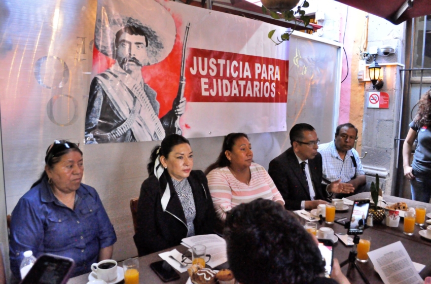  Ejidatarios de San Pablo exigen indemnización por 4.2 hectáreas en Bernardo Quintana