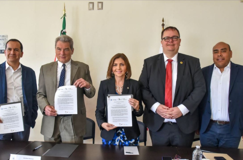  Firman convenio Coparmex Querétaro y Amiqro en conjunto con la Confederación de la Industria Alemana (BDI)