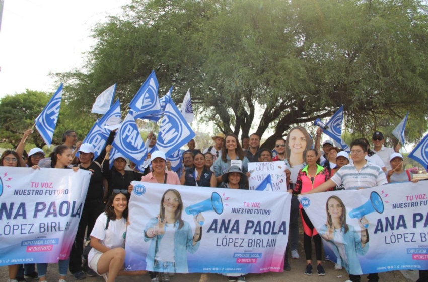  Ana Paola López Birlain arranca campaña por el IV distrito