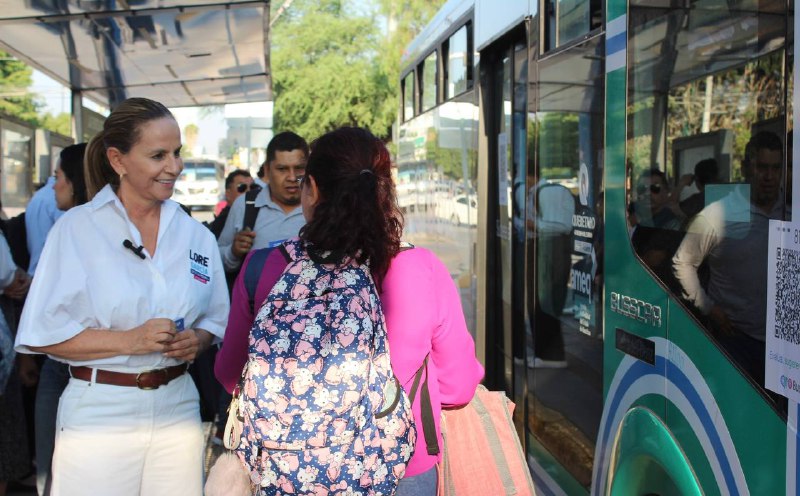 Impulsaré el uso del transporte público: Lorena García