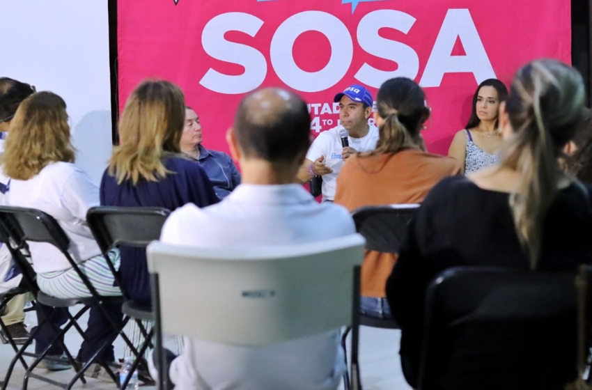  Presenta Sosa sus propuesta ante vecinos de Centro Sur