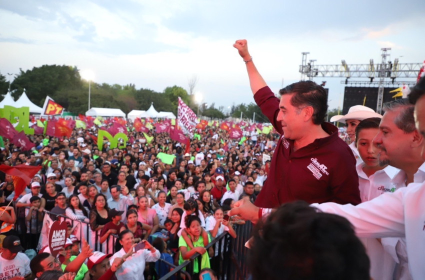  Chema’ Tapia cierra campaña arropado por morenistas