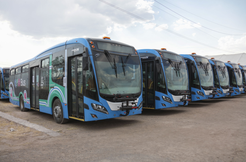  Llegan últimas unidades de los 400 nuevos autobuses para transporte público en Querétaro