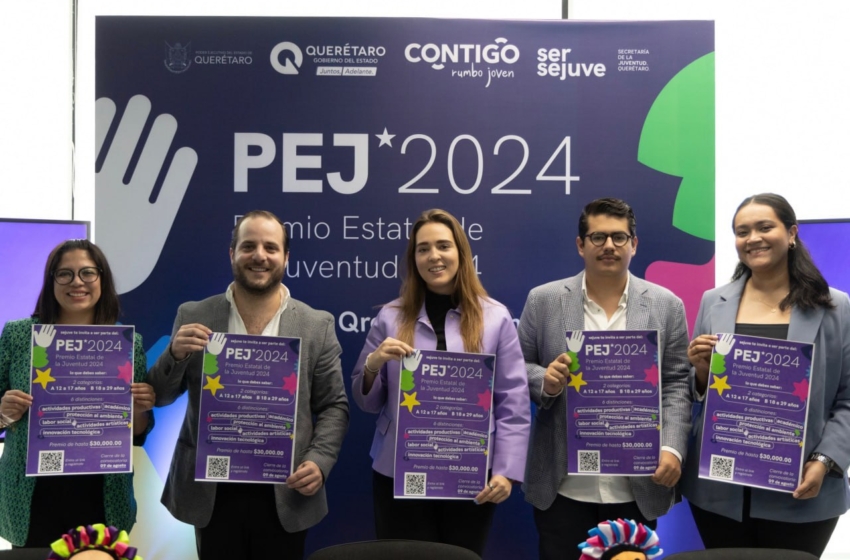  Anuncian Premio Estatal de la Juventud 2024