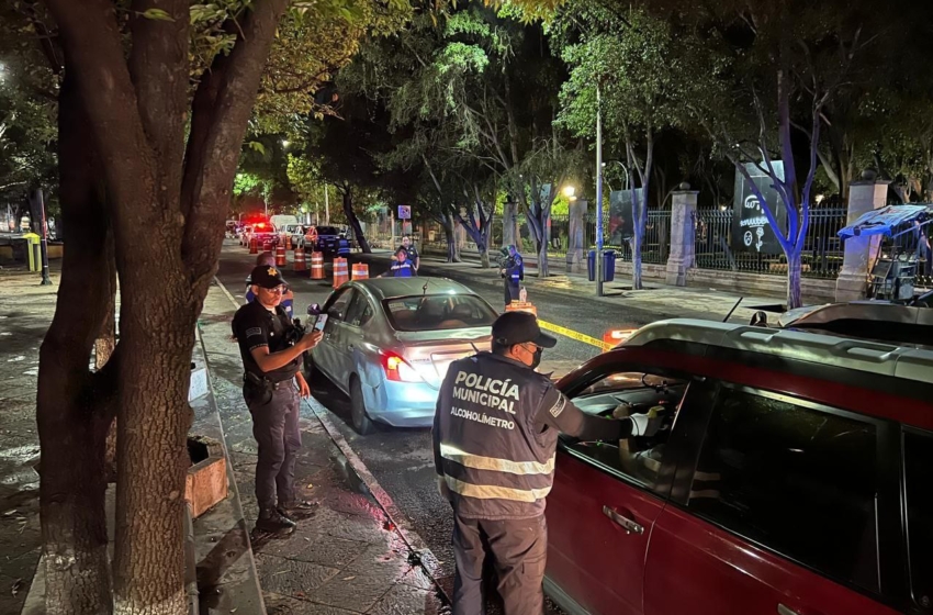  Detenidos 19 personas en operativo alcoholímetro