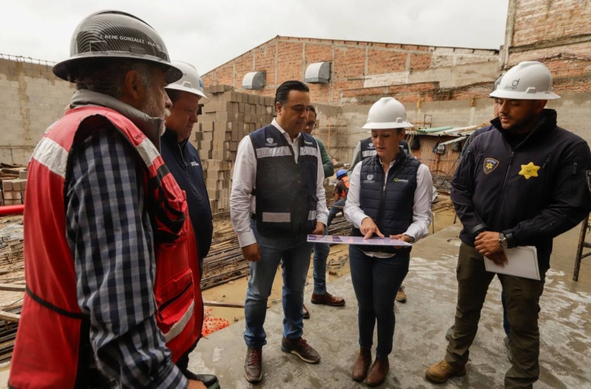  Supervisan avances de construcción de la Subcomandancia Centro Histórico y Dirección de Atención a Víctimas