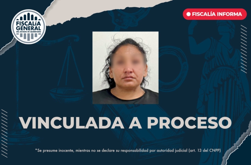  Vinculan a proceso a mujer por asesinato