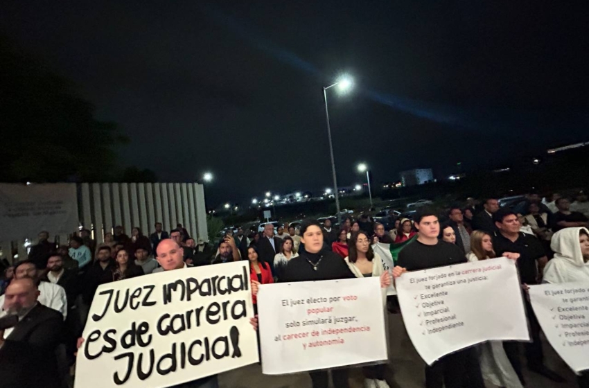  “Tenemos el derecho constitucional al paro”, defienden manifestantes del PJ