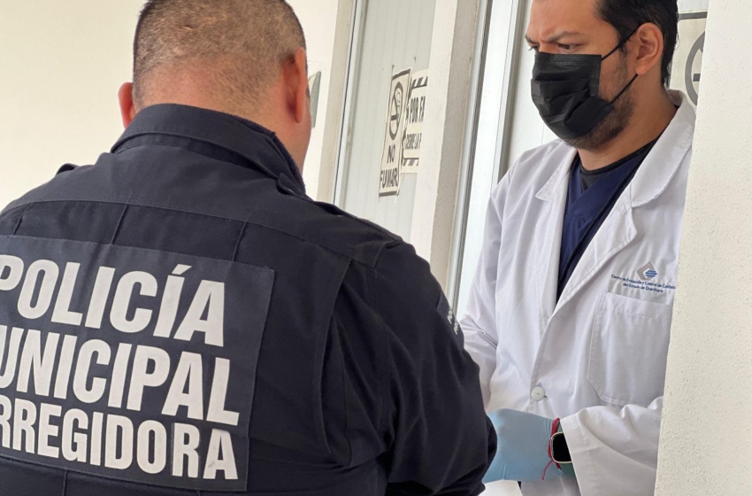  Consejeros del Observatorio Ciudadano atestiguaron la aplicación de exámenes toxicológicos a policías municipales de Corregidora