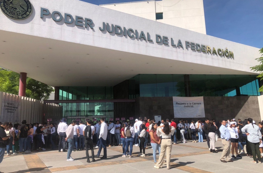  Trabajadores del Poder Judicial exigen ser escuchados por los legisladores