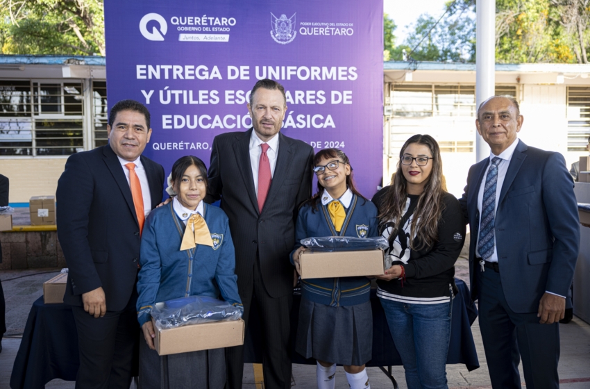  369 mdp para la entrega de útiles y uniformes de educación básica