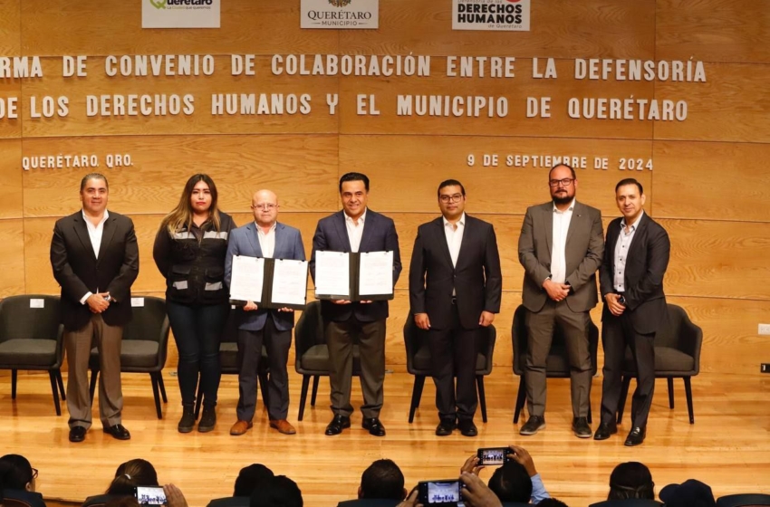  Convenio entre Municipio y Defensoría de los Derechos Humanos para capacitación de inspectores municipales