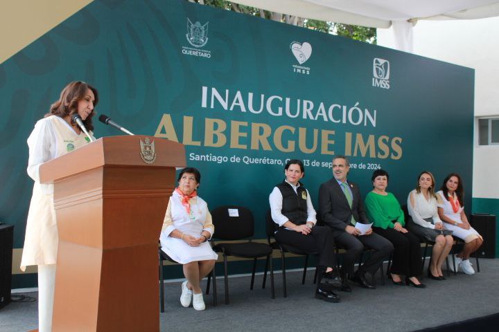  Inauguran autoridades del IMSS Querétaro albergue para familiares de pacientes