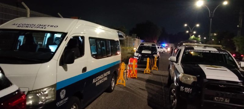  Operativo alcoholímetro deja a 19 personas detenidas en la capital