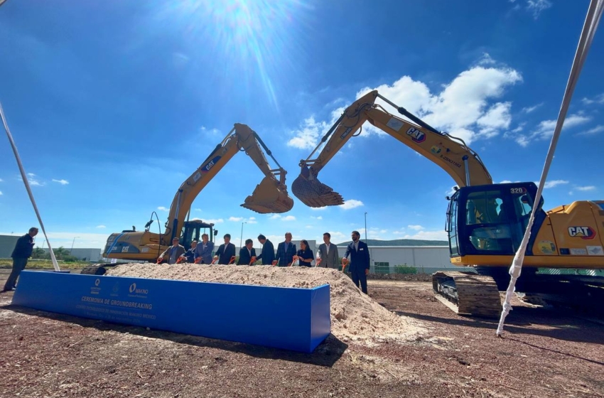  Makino coloca la primera piedra de su Centro de Innovación en Querétaro