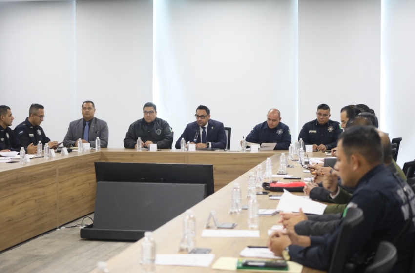  Encabeza SSC la primera reunión de coordinación operativa