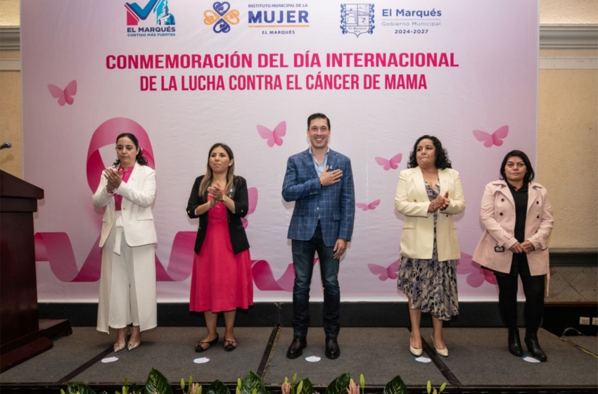  El Marqués hace un llamado a prevenir el cáncer de mama