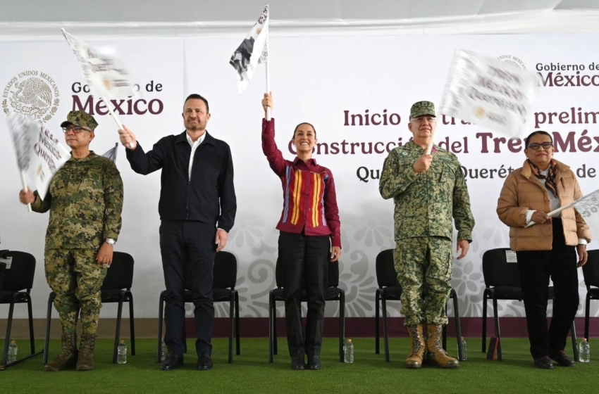  El ejército inicia la construcción del tren México-Querétaro