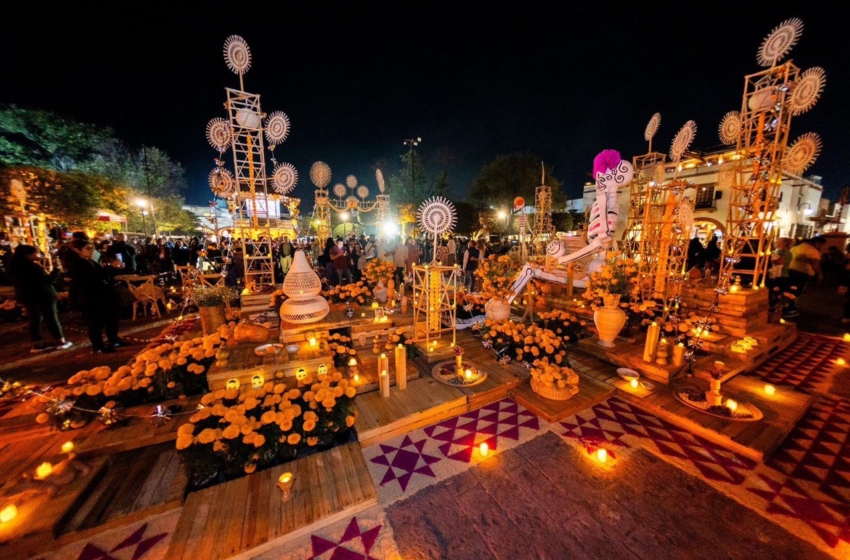  Arranca el Festival “Tejedores de Luz” en Tequisquiapan con un altar monumental en honor a los artesanos locales