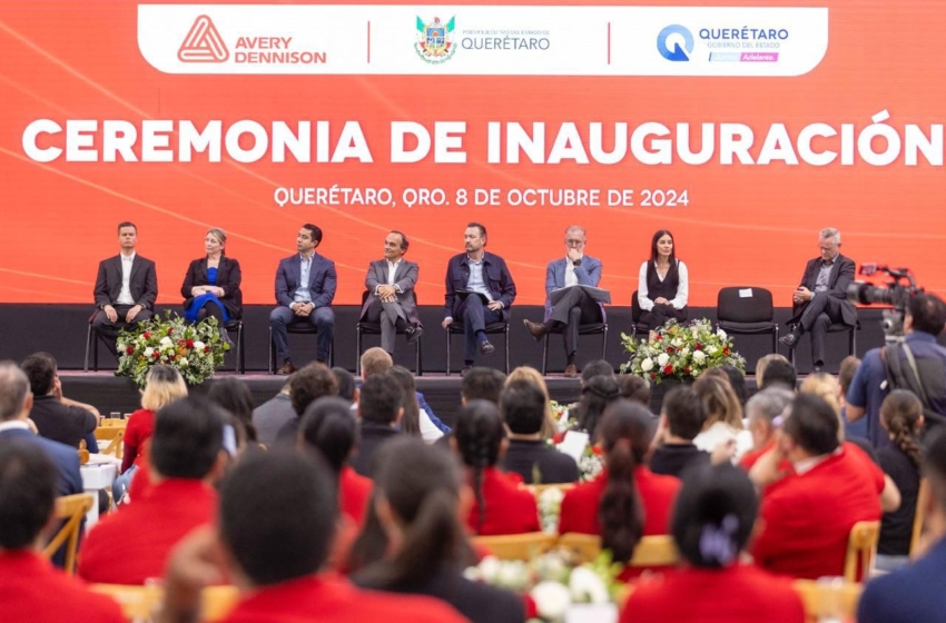  Inaugura Gobernador nueva planta de Avery Dennison