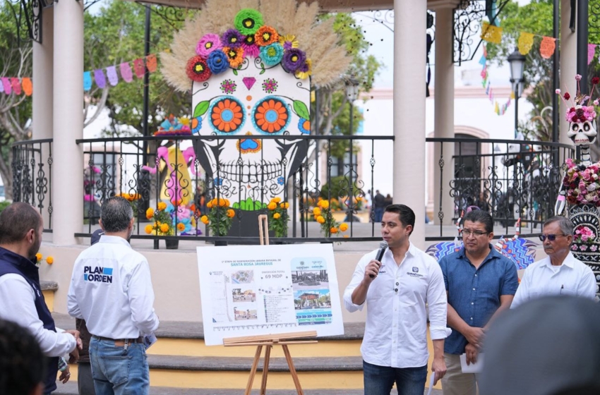  Municipio invierte en dignificación de Santa Rosa Jáuregui