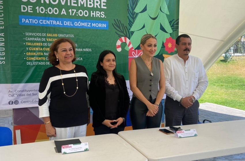  Recibirá el Gómez Morin el Bazar Navideño 2024