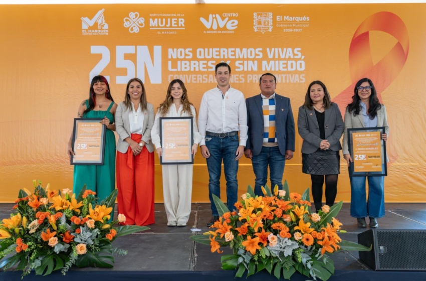  Clausuran conversatorio para erradicar la violencia contra las mujeres en El Marqués