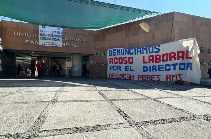  Trabajadores de la clínica 15 del IMSS presentan denuncia por acoso laboral