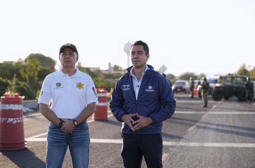  Alcalde supervisa retenes en la ciudad