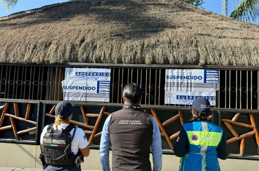  Clausura inspección municipal el establecimiento denominado ‘El Guayabo’ en Juriquilla