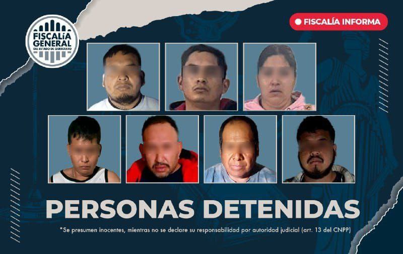  7 detenidos y sustancias ilícitas aseguradas durante 6 cateos en Pedro Escobedo