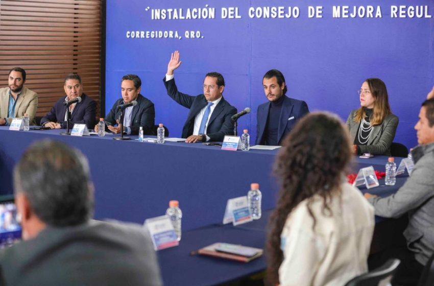  Corregidora avanza hacia la digitalización total de trámites con la instalación del Consejo de Mejora Regulatoria