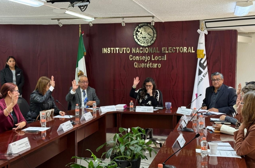  INE Querétaro presenta avance de actividades